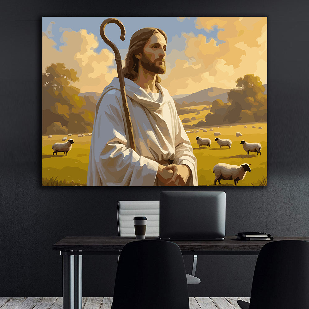 Set Pictură pe numere – Păstorul Cel Bun 6381