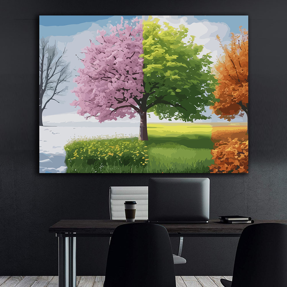 Set Pictură pe numere – Patru Anotimpuri 6087