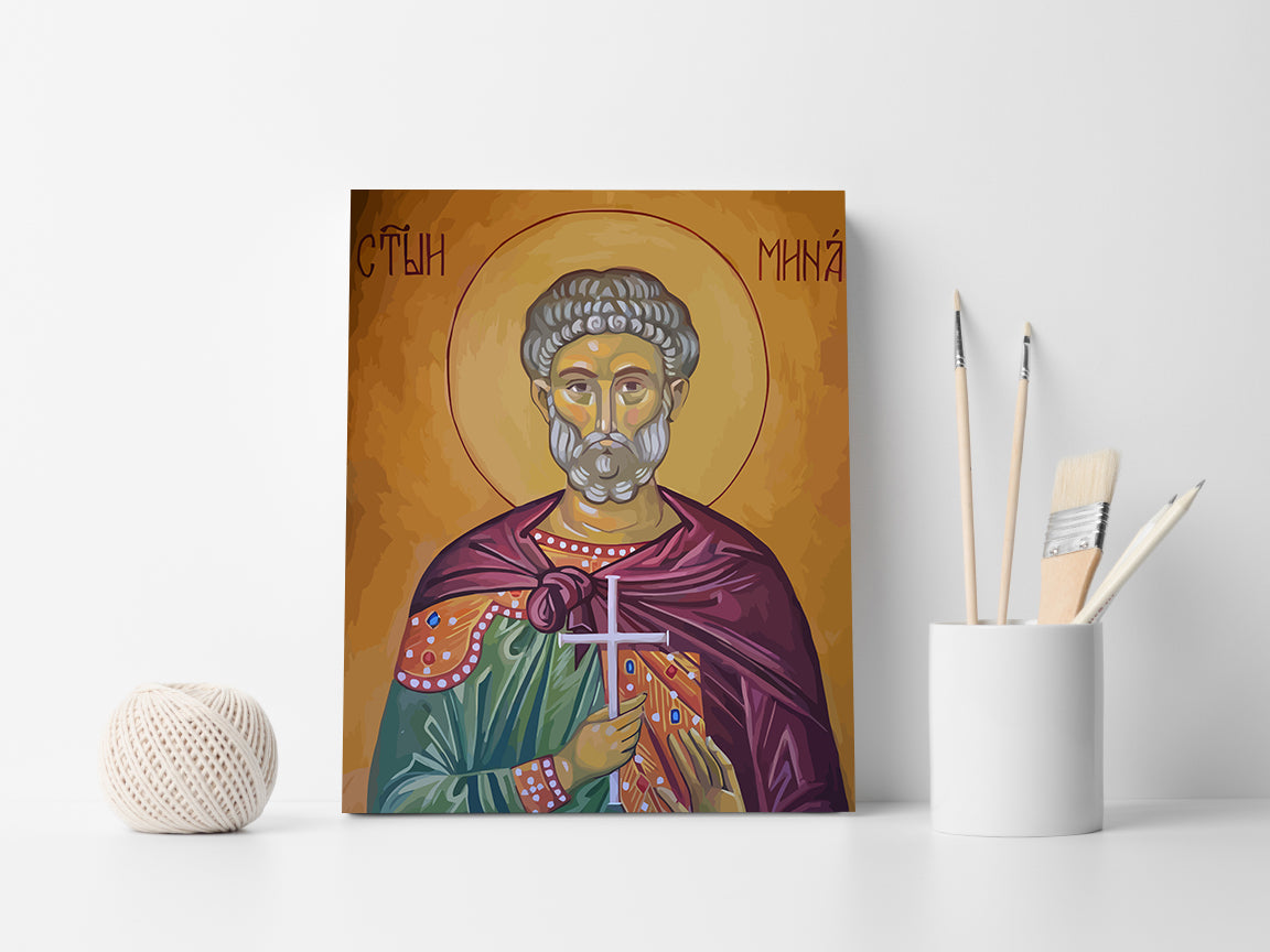 Set Pictură pe numere – Sfântul Mina 6001