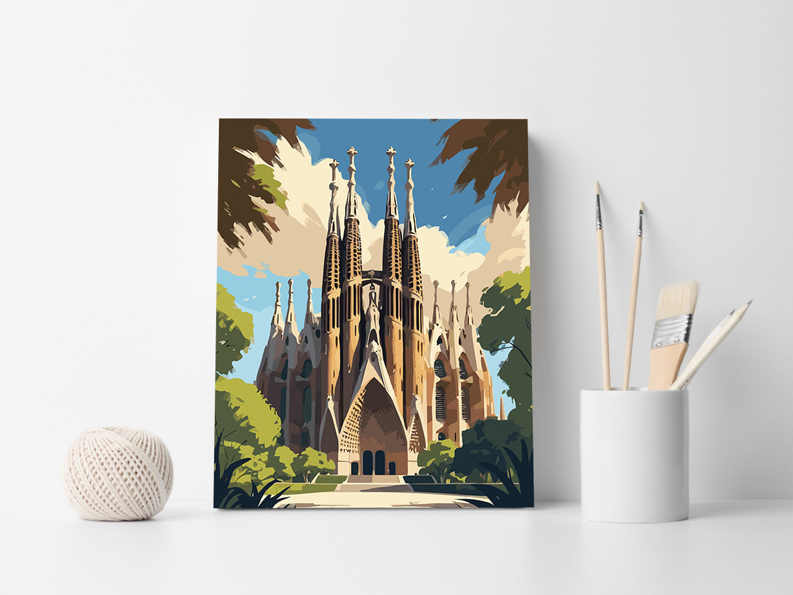 Set Pictură pe numere – Sagrada Familia 6364