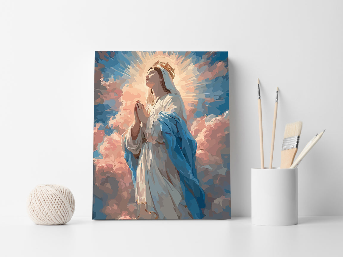 Set Pictură pe numere – Fecioara Maria 6257