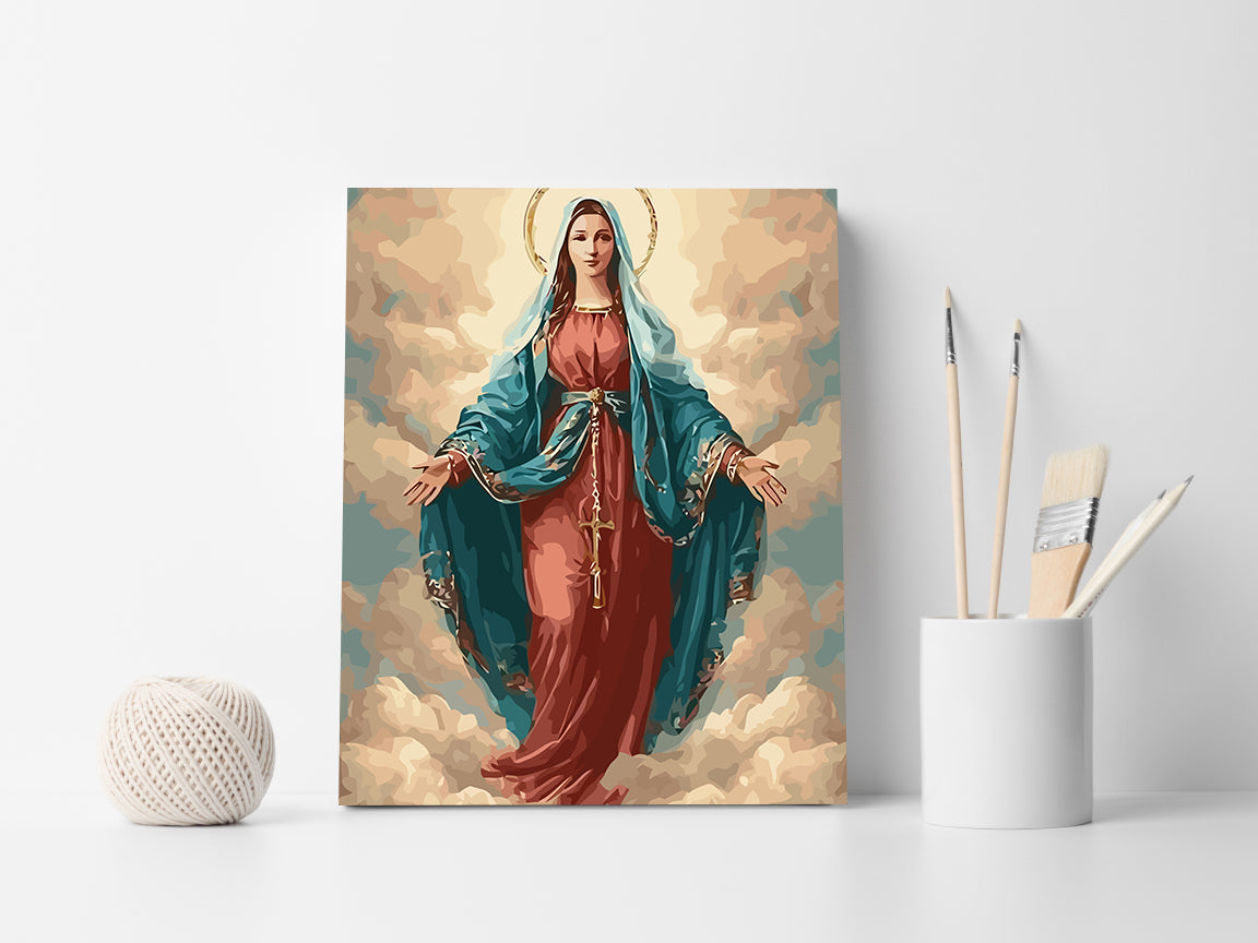 Set Pictură pe numere – Fecioara Maria 6258