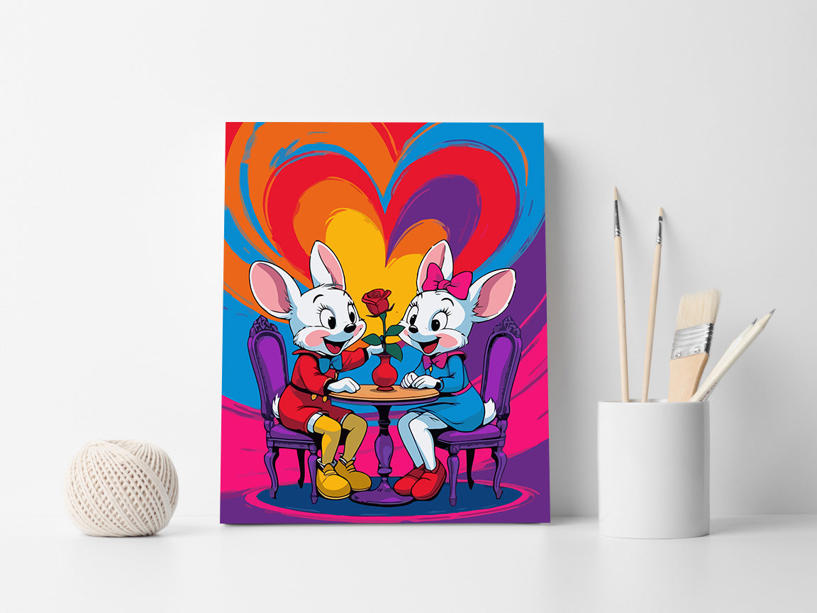 Set Pictură pe numere – Cină Romantică 6447