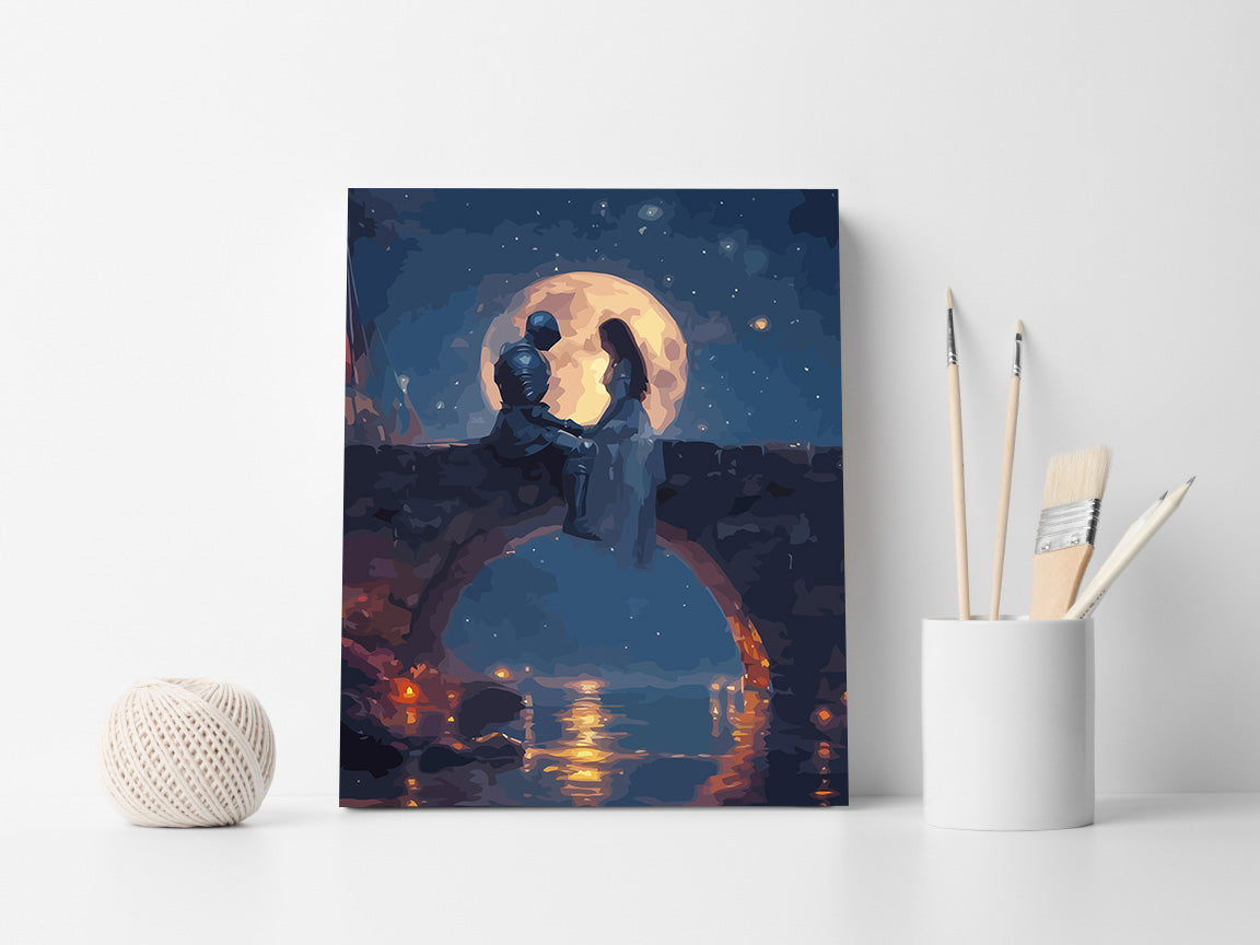 Set Pictură pe numere – Dragoste Medievală 6425