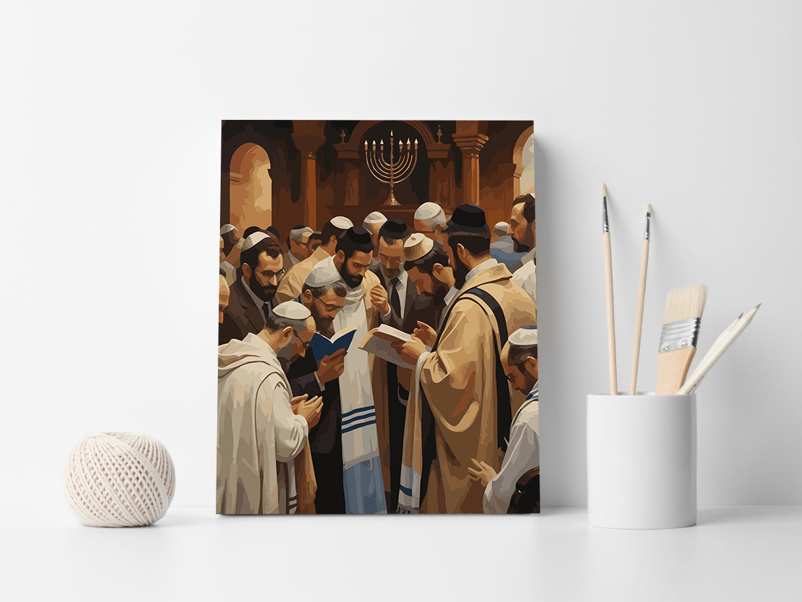 Set Pictură pe numere – Ceremonia De Citire A Torei 6297