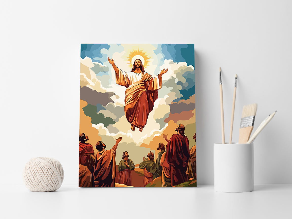 Set Pictură pe numere – Înălțarea Lui Isus Hristos 6244