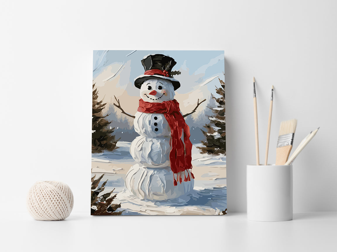 Set Pictură pe numere – Om De Zăpadă 6192