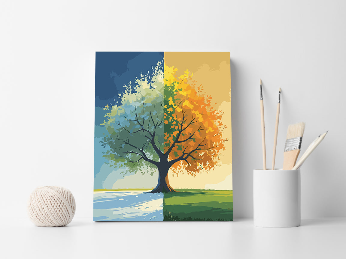 Set Pictură pe numere – Iarna și Primăvara 6105