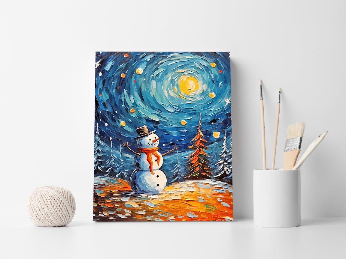 Set Pictură pe numere – Om De Zăpadă 6127