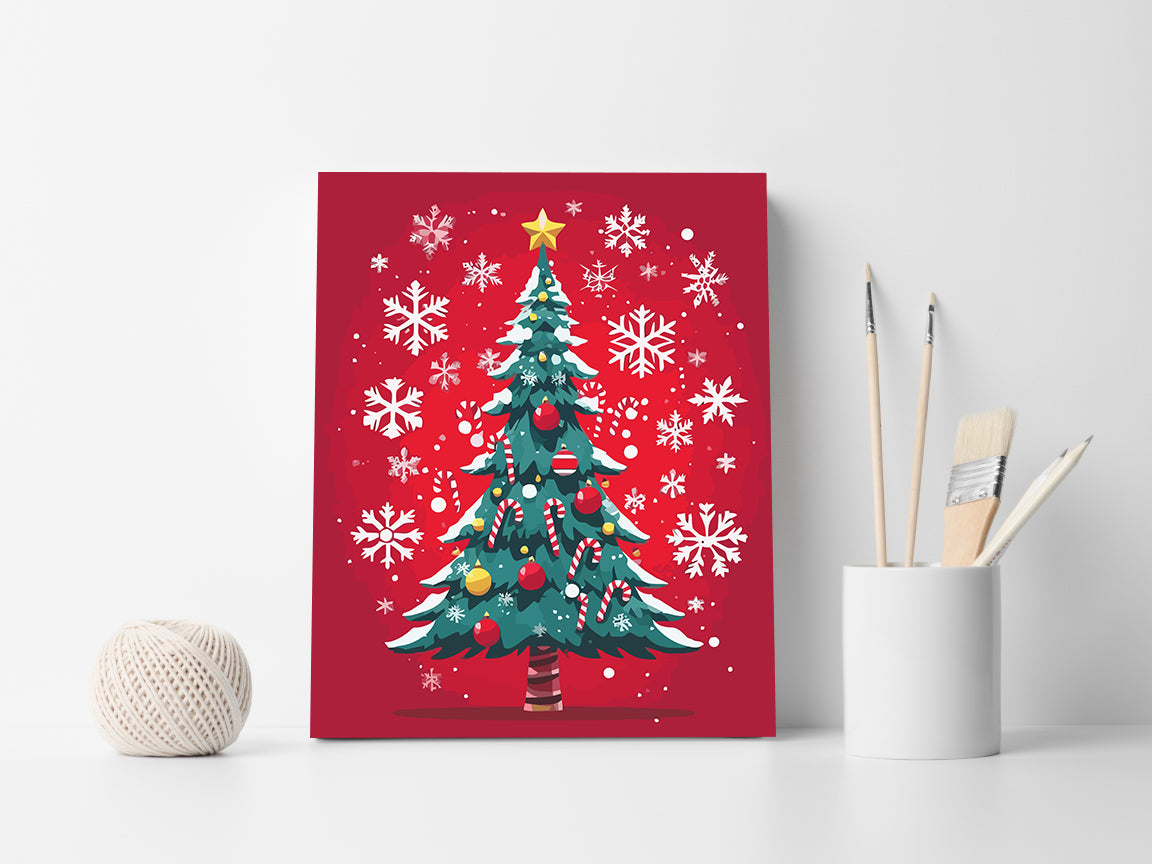 Set Pictură pe numere – Brad De Crăciun 6164