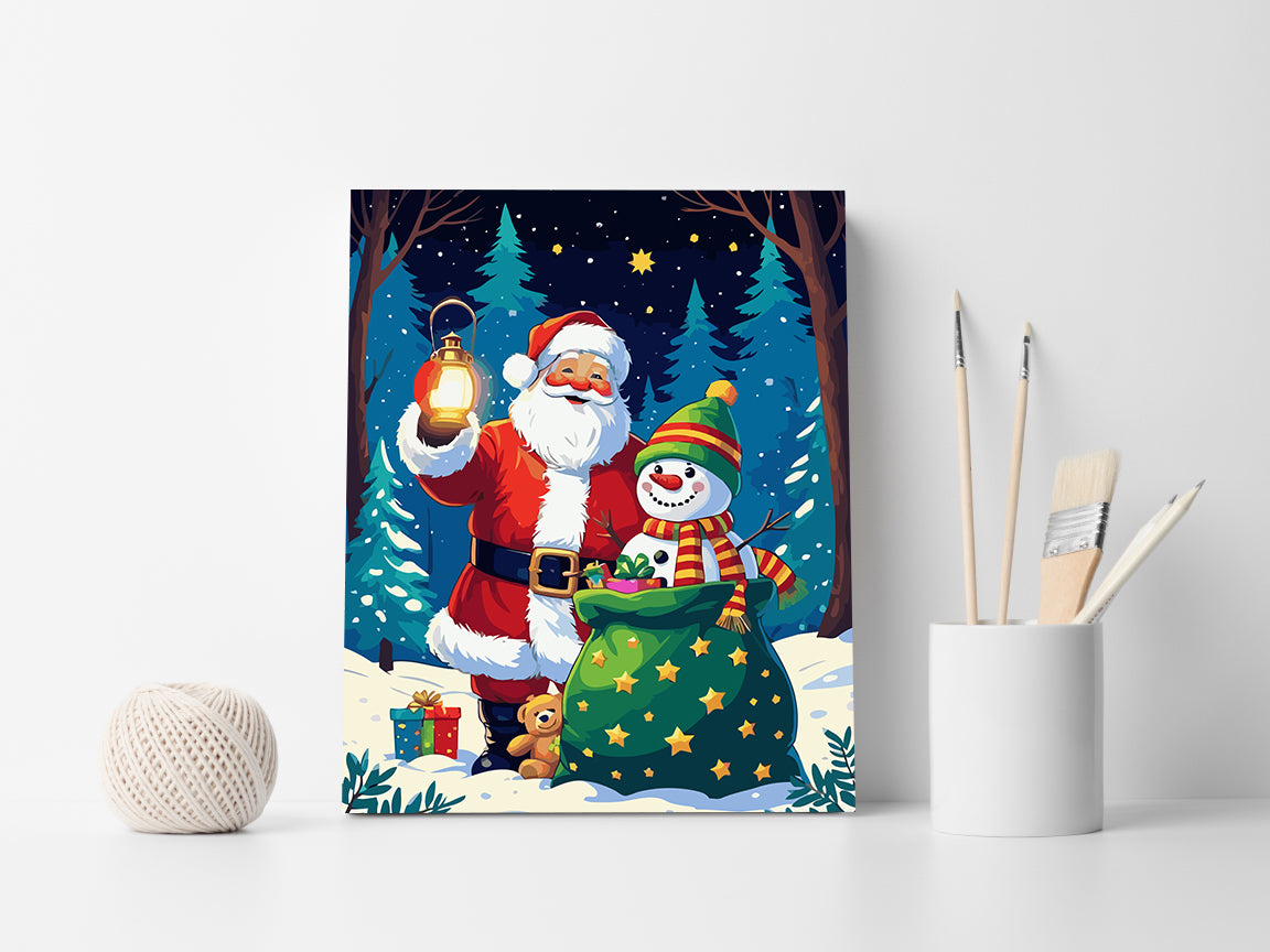 Set Pictură pe numere – Sărbători De Iarnă 6179