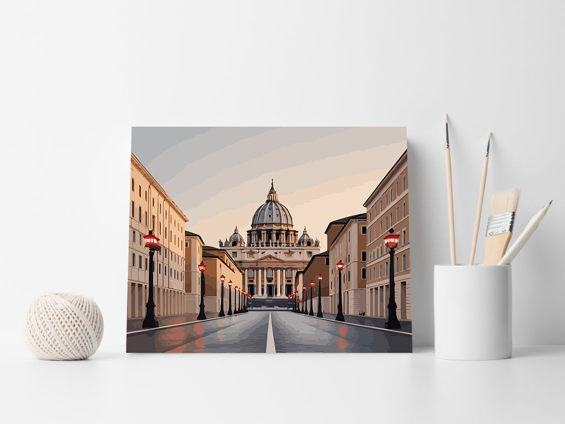 Set Pictură pe numere – Drumul Către Vatican 6301