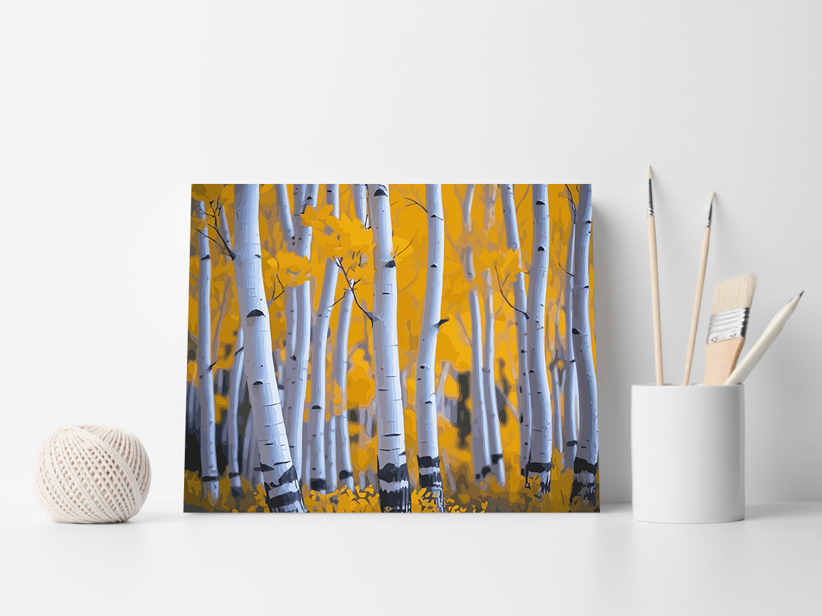 Set Pictură pe numere – Pădure Peisaj 6088